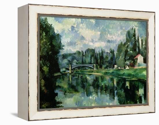 The Banks of the Marne at Creteil, circa 1888-Paul C?zanne-Framed Premier Image Canvas