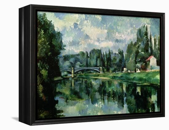 The Banks of the Marne at Creteil, circa 1888-Paul C?zanne-Framed Premier Image Canvas