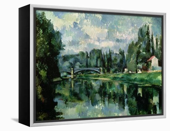 The Banks of the Marne at Creteil, circa 1888-Paul C?zanne-Framed Premier Image Canvas