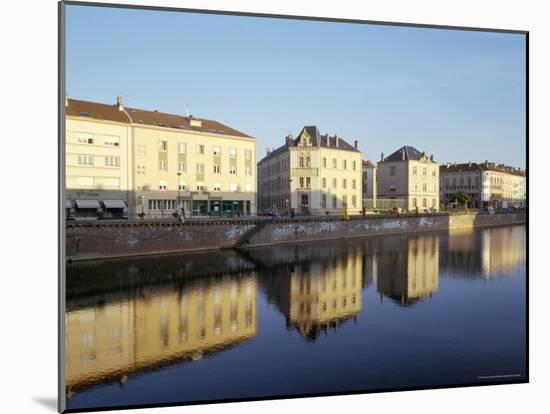 The Banks of the Moselle River, Epinal, Vosges, Lorraine, France-Bruno Barbier-Mounted Photographic Print