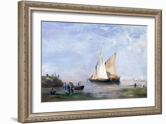 The Banks of the Nile, 1874-Eugene Fromentin-Framed Giclee Print