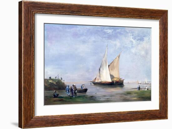 The Banks of the Nile, 1874-Eugene Fromentin-Framed Giclee Print