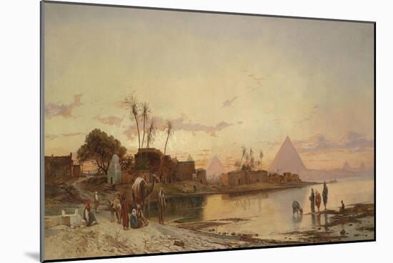 The Banks of the Nile-Hermann David Salomon Corrodi-Mounted Giclee Print