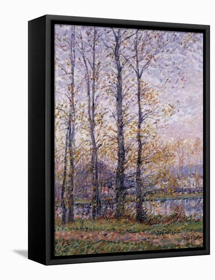 The Banks of the Oise at Precy; Les Bords De L'Oise a Precy-Gustave Loiseau-Framed Premier Image Canvas