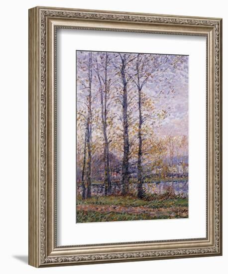 The Banks of the Oise at Precy; Les Bords De L'Oise a Precy-Gustave Loiseau-Framed Giclee Print