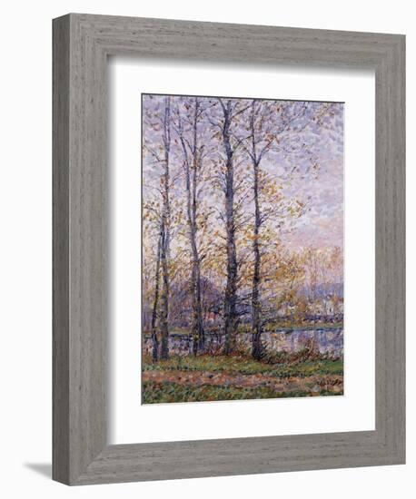 The Banks of the Oise at Precy; Les Bords De L'Oise a Precy-Gustave Loiseau-Framed Giclee Print