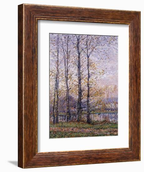 The Banks of the Oise at Precy; Les Bords De L'Oise a Precy-Gustave Loiseau-Framed Giclee Print