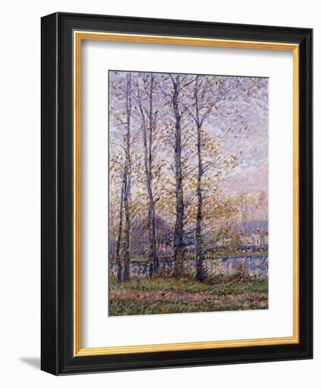 The Banks of the Oise at Precy; Les Bords De L'Oise a Precy-Gustave Loiseau-Framed Giclee Print