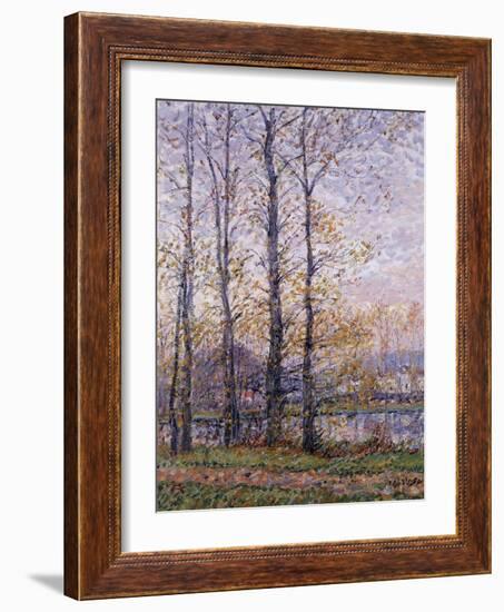 The Banks of the Oise at Precy; Les Bords De L'Oise a Precy-Gustave Loiseau-Framed Giclee Print