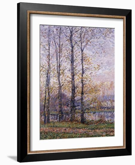 The Banks of the Oise at Precy; Les Bords De L'Oise a Precy-Gustave Loiseau-Framed Giclee Print