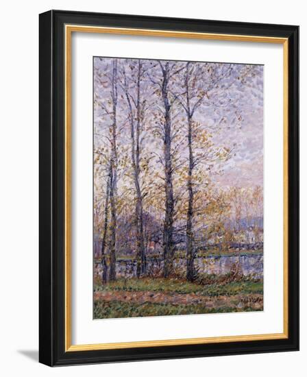 The Banks of the Oise at Precy; Les Bords De L'Oise a Precy-Gustave Loiseau-Framed Giclee Print