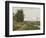 The Banks of the Seine at Bougival, 1864-Camille Pissarro-Framed Giclee Print