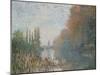 The Banks of the Seine in Autumn, 1876 by Claude Monet-Claude Monet-Mounted Giclee Print