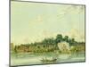 The Banks of the Thames at Twickenham, Showing the House of Alexander Pope-Anonymous Anonymous-Mounted Giclee Print