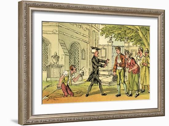 'The banns forbidden'-Thomas Rowlandson-Framed Giclee Print