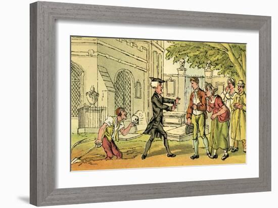 'The banns forbidden'-Thomas Rowlandson-Framed Giclee Print