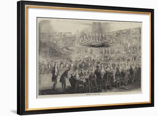 The Banquet at the Royal Academy-null-Framed Giclee Print