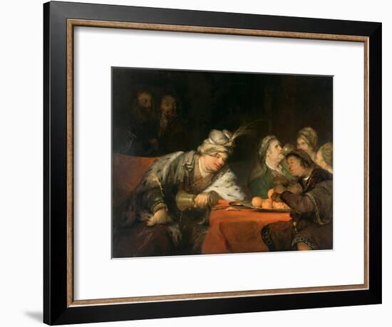 The Banquet of Ahasuerus, 1680S-Aert de Gelder-Framed Giclee Print