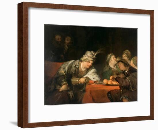 The Banquet of Ahasuerus, 1680S-Aert de Gelder-Framed Giclee Print