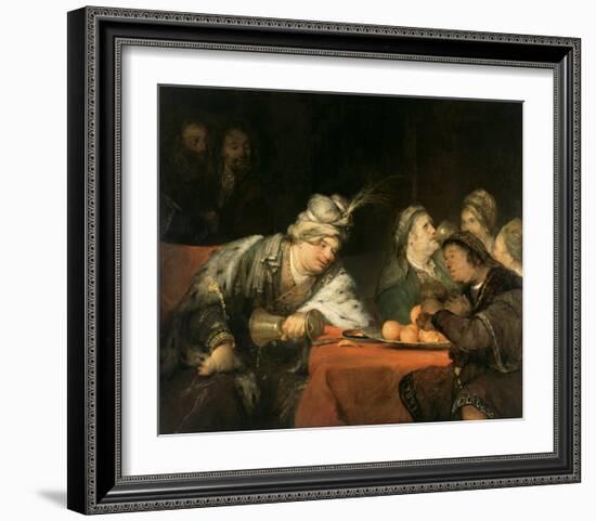 The Banquet of Ahasuerus-Aert de Gelder-Framed Art Print