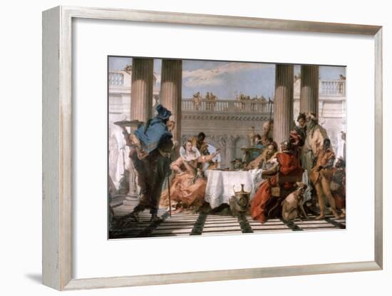 The Banquet of Cleopatra, 1743-1744-Giovanni Battista Tiepolo-Framed Giclee Print