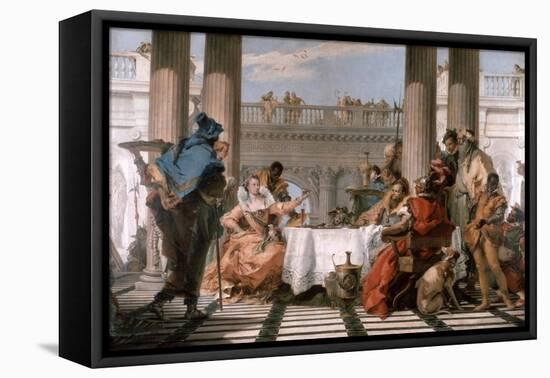 The Banquet of Cleopatra, 1743-1744-Giovanni Battista Tiepolo-Framed Premier Image Canvas