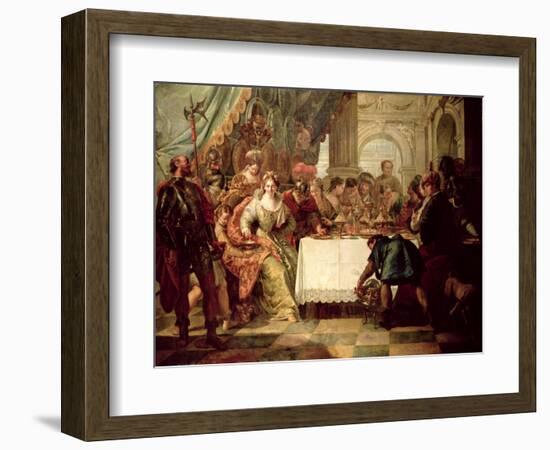 The Banquet of Cleopatra-Francesco Fontebasso-Framed Giclee Print