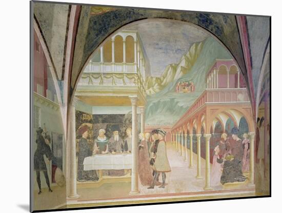 The Banquet of Herod, from the Cycle of the Life of St John the Baptist-Tommaso Masolino Da Panicale-Mounted Giclee Print