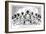 The Banquet of the Black Dolls, 19th Century-George Cruikshank-Framed Giclee Print