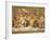 The Banquet of the Gods, Ceiling Painting of the Courtship and Marriage of Cupid and Psyche-Raphael-Framed Giclee Print