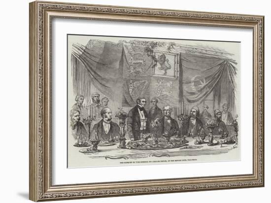 The Banquet to Vice-Admiral Sir Charles Napier, at the Reform Club, Pall-Mall-Frederick John Skill-Framed Giclee Print