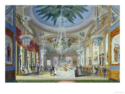 The Banqueting Room At The Royal Pavilion Brighton 1826 Giclee Print By John Nash Art Com