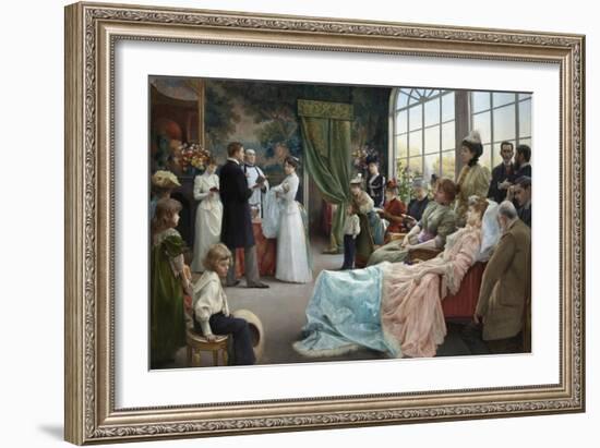 The Baptism, 1892-Julius Leblanc Stewart-Framed Giclee Print