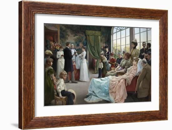 The Baptism, 1892-Julius Leblanc Stewart-Framed Giclee Print