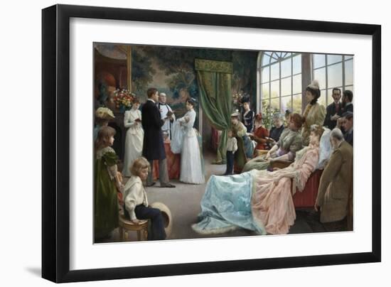 The Baptism, 1892-Julius Leblanc Stewart-Framed Giclee Print