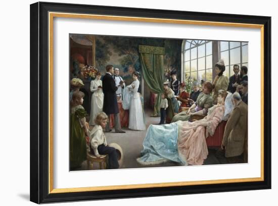 The Baptism, 1892-Julius Leblanc Stewart-Framed Giclee Print