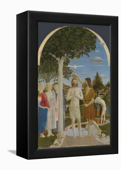 The Baptism of Christ, 1450S-Piero della Francesca-Framed Premier Image Canvas