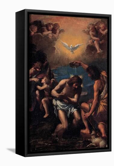 The Baptism of Christ, 1585-1590-Ippolito Scarsellino-Framed Premier Image Canvas