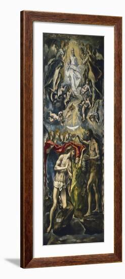 The Baptism of Christ, 1597-1600-El Greco-Framed Giclee Print