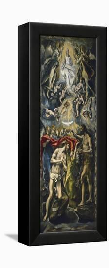 The Baptism of Christ, 1597-1600-El Greco-Framed Premier Image Canvas