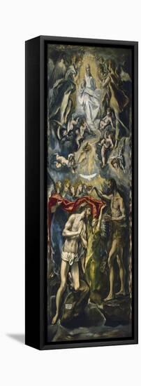 The Baptism of Christ, 1597-1600-El Greco-Framed Premier Image Canvas