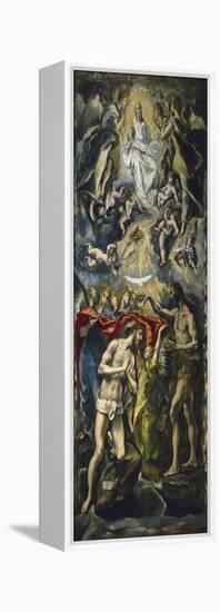 The Baptism of Christ, 1597-1600-El Greco-Framed Premier Image Canvas