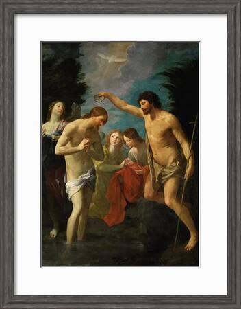 Religious Art Guido Reni Fine Art Print Baptism of Christ