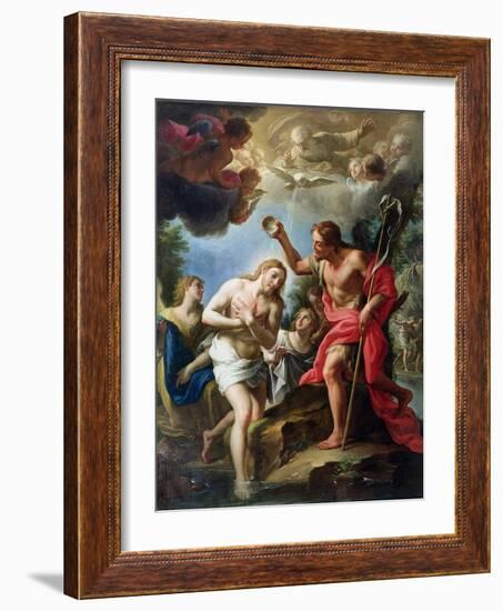 The Baptism of Christ, 1723-Francesco Trevisani-Framed Giclee Print