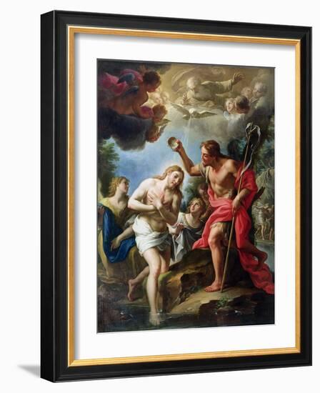 The Baptism of Christ, 1723-Francesco Trevisani-Framed Giclee Print