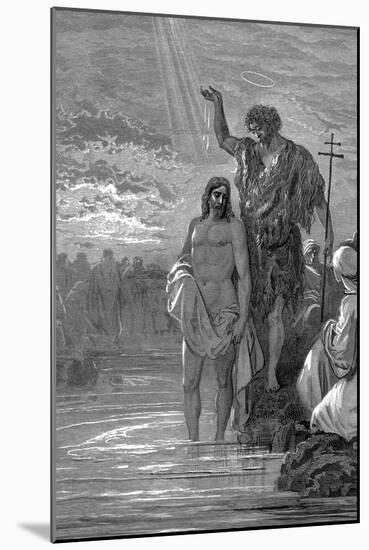 The Baptism of Christ, 1st Century-Gustave Doré-Mounted Giclee Print