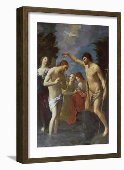 The Baptism of Christ, about 1622/23-Guido Reni-Framed Giclee Print