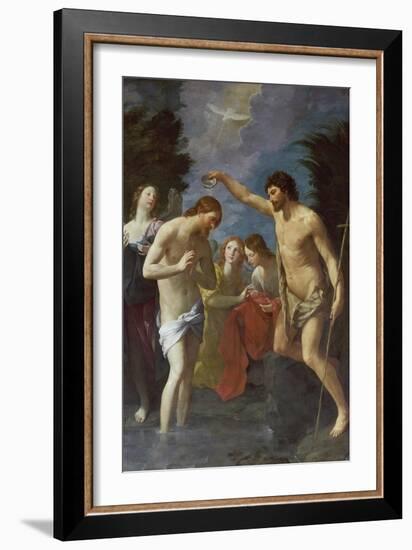 The Baptism of Christ, about 1622/23-Guido Reni-Framed Giclee Print