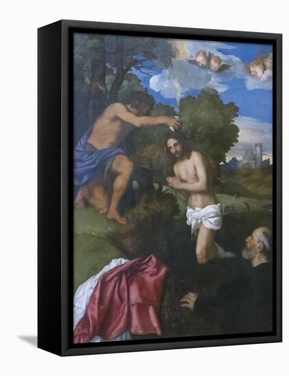 The Baptism of Christ, C.1512-Titian (Tiziano Vecelli)-Framed Premier Image Canvas