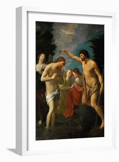 The Baptism of Christ, C.1623-Guido Reni-Framed Giclee Print